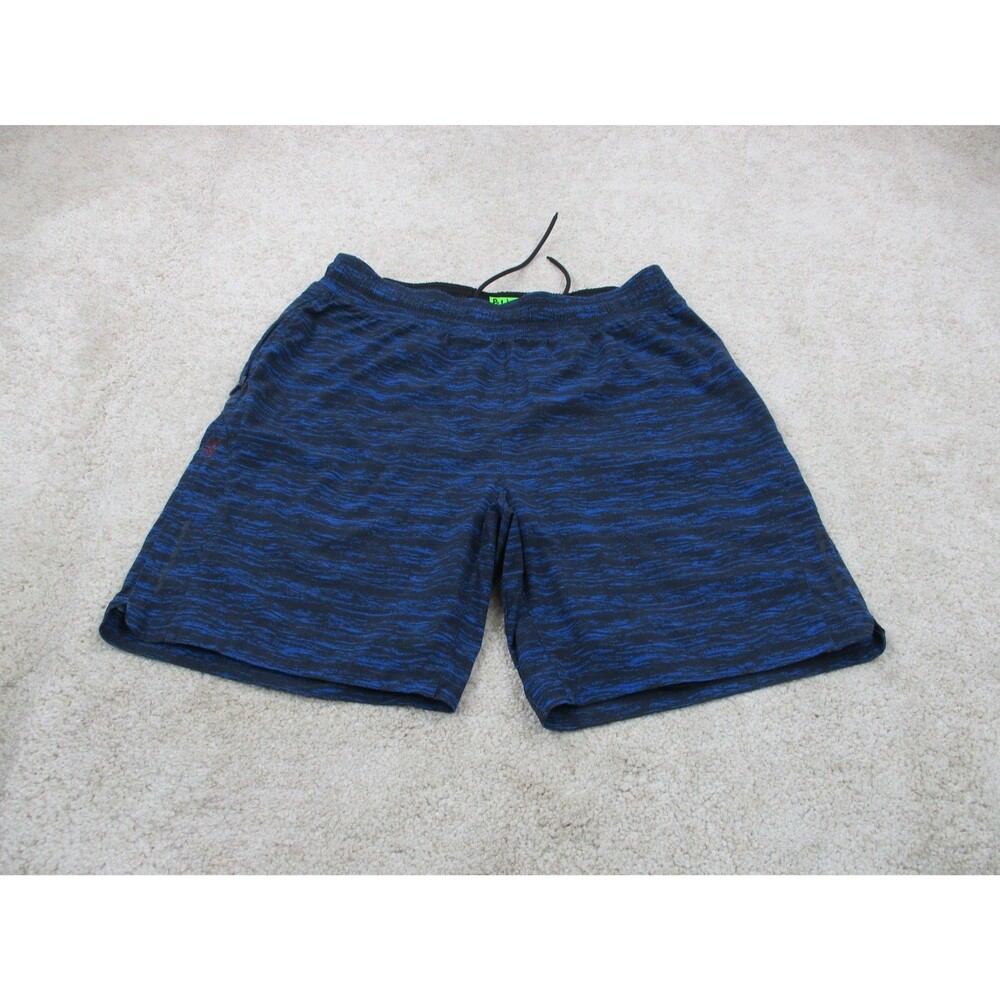 Rhone Shorts Mens Medium M Blue Mako Lined Athletic Gym Workout 7" Inseam